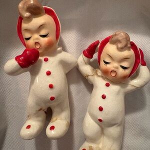 Department 56 Red and White Holiday Figurines